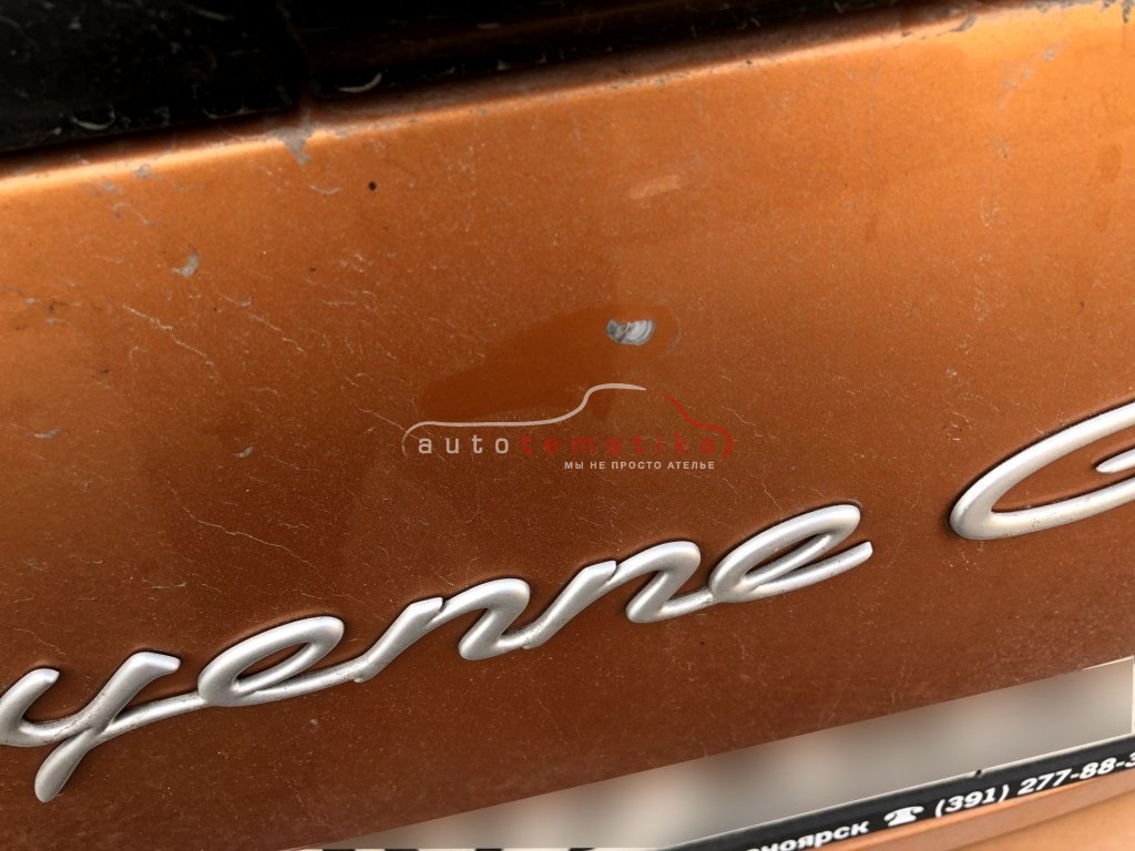Ремонт вмятин и царапин на кузове Porsche Cayenne