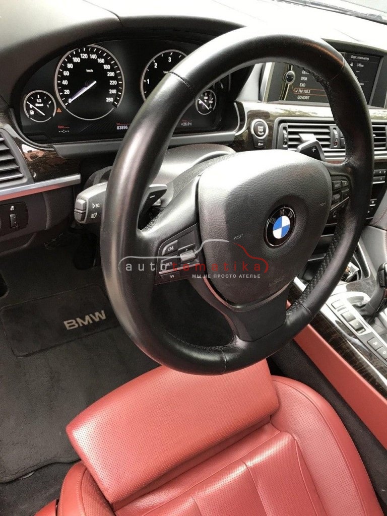 Ремонт кожаного салона BMW 6