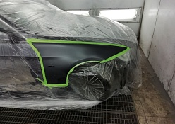 Покраска крыла BMW 325