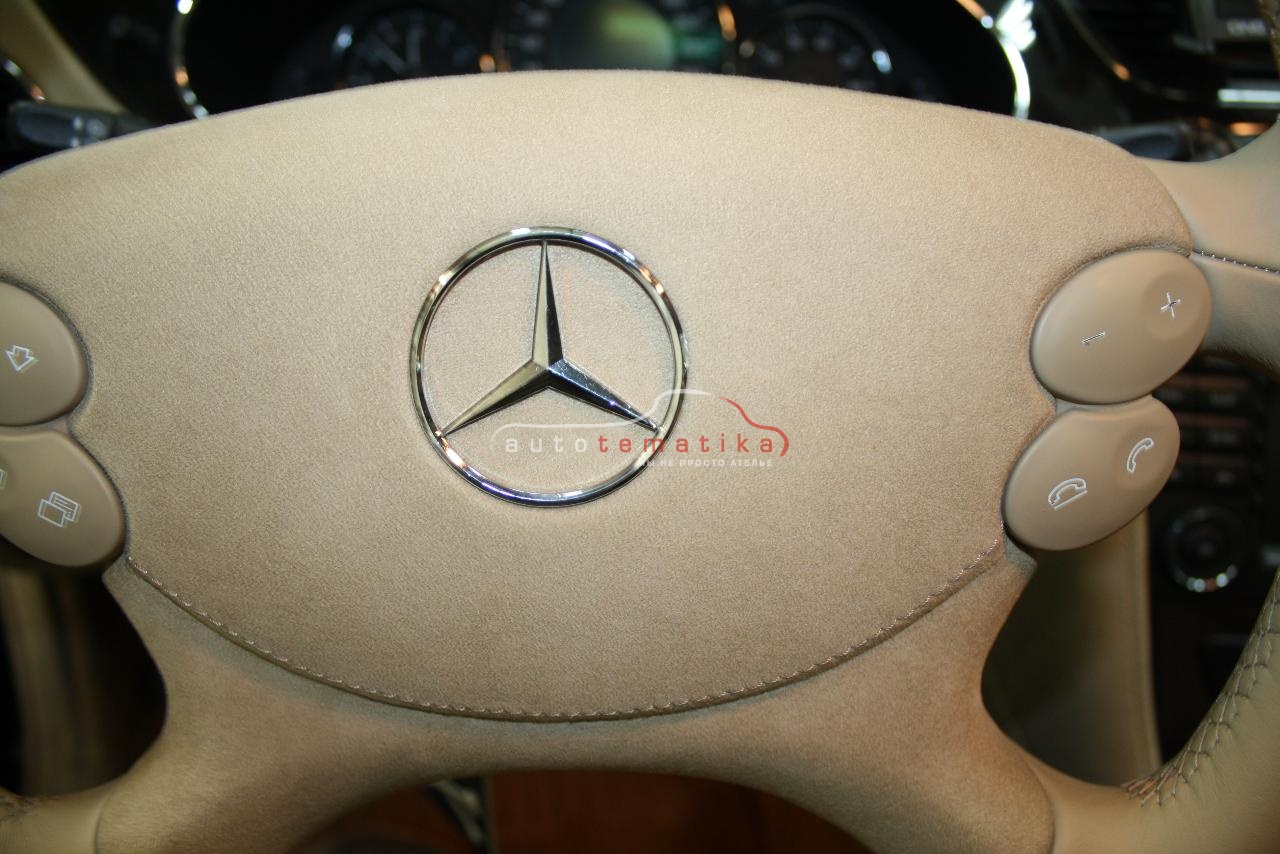Перетяжка кожаного руля Mercedes-Benz