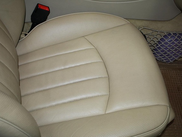 Перетяжка сидений Mercedes-Benz натуральной кожей