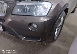 Ремонт вмятин и царапин на кузове BMW после аварии